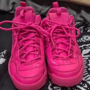 Fila Women's Sneakers - Vibrant Pink